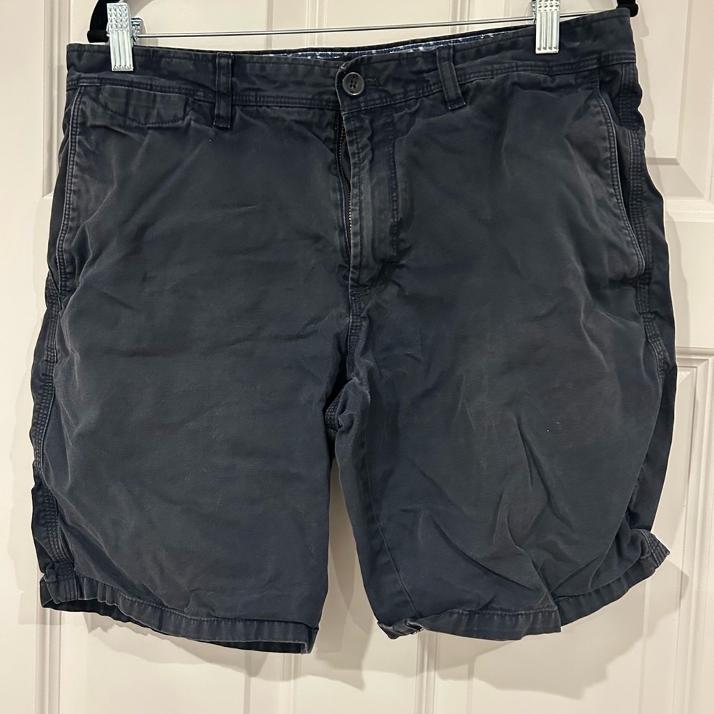 Banana Republic Men's Dark Gray Flat Front Shorts
